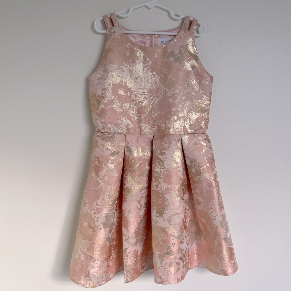 Childers Place Blush and Gold Dress